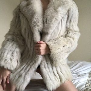 VINTAGE FOX FUR COAT